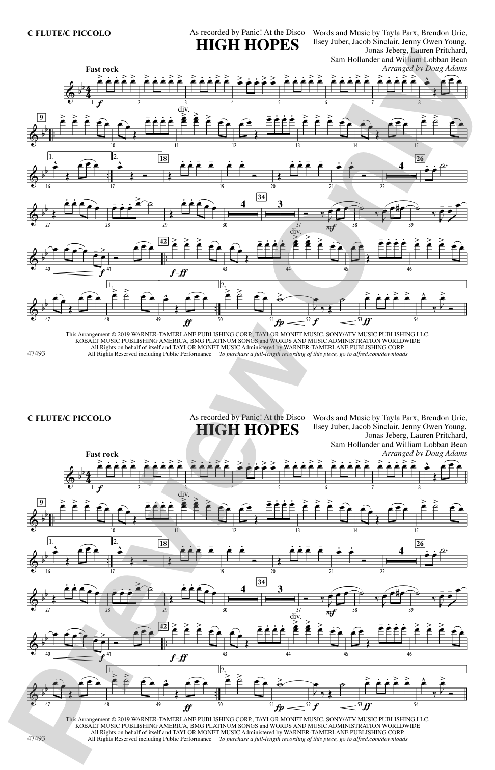 High Hopes: Flute
