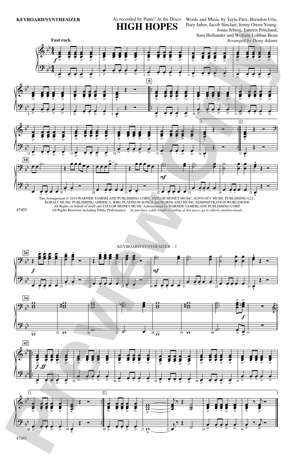 High Hopes: Piano Accompaniment