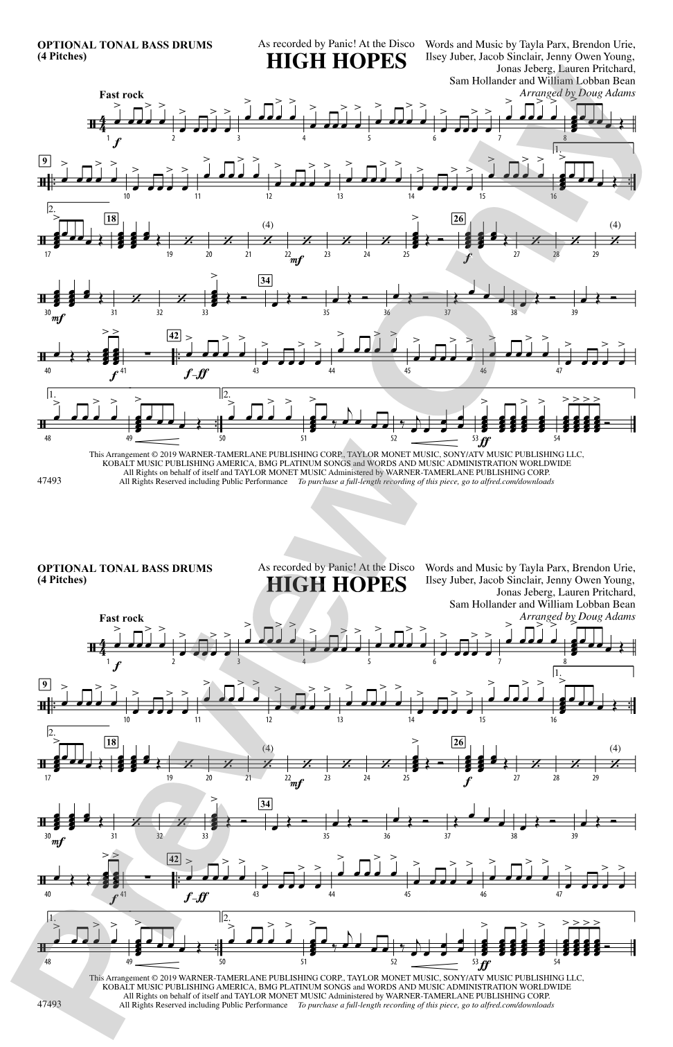 High Hopes: Tonal Bass Drum