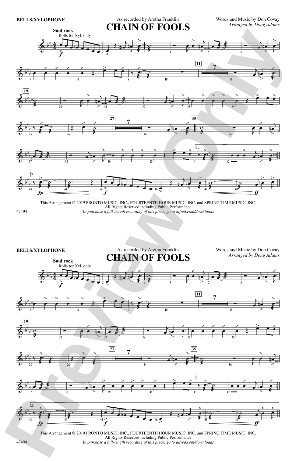Chain of Fools: B-flat Bass Saxophone