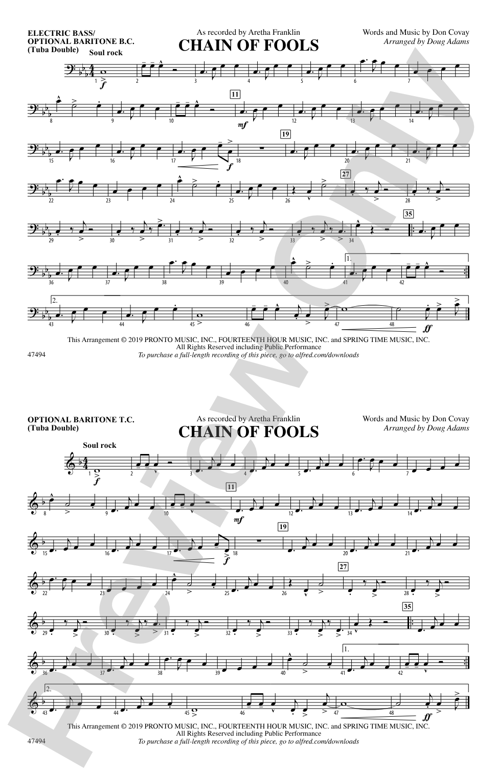 Chain of Fools: Electric Bass