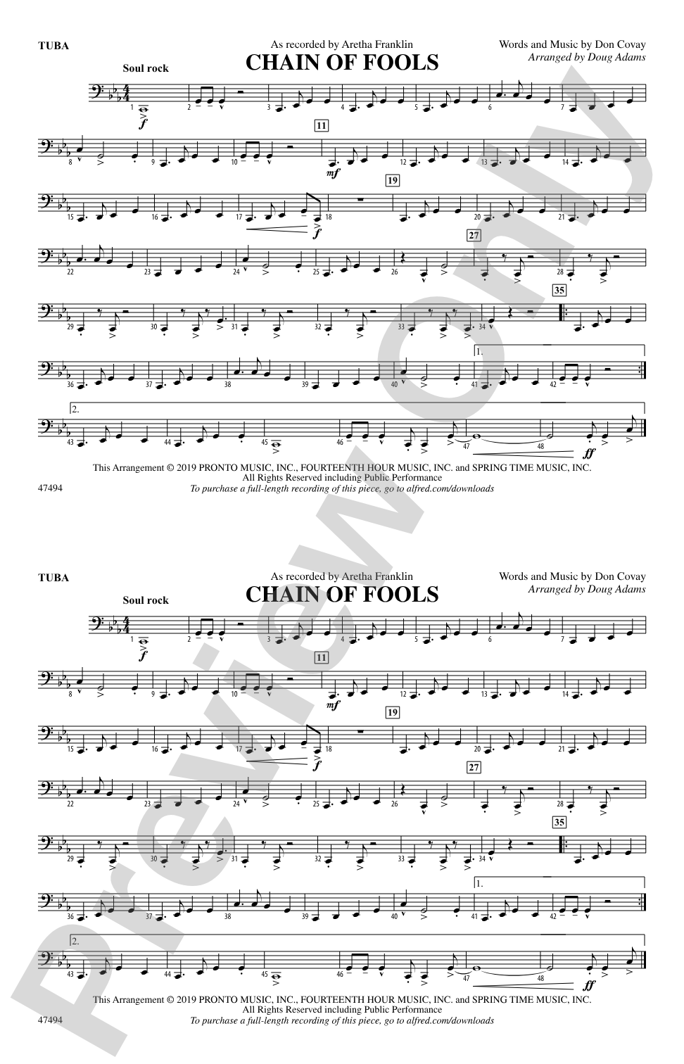 Chain of Fools: Tuba