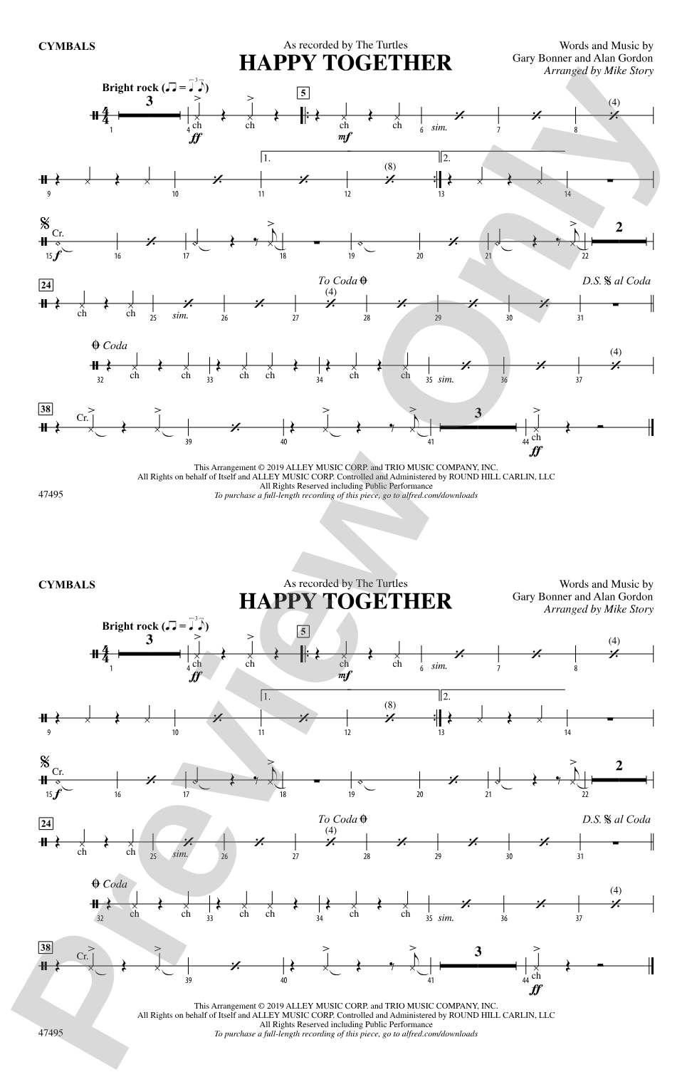 Happy Together: Cymbals