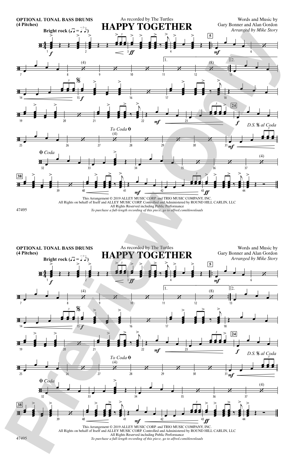 Happy Together: Tonal Bass Drum