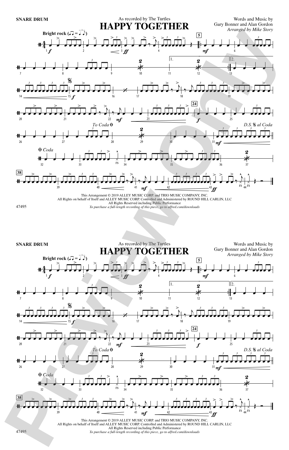 Happy Together: Snare Drum