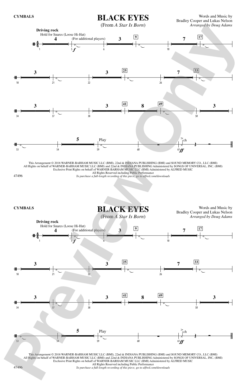 Black Eyes: Cymbals