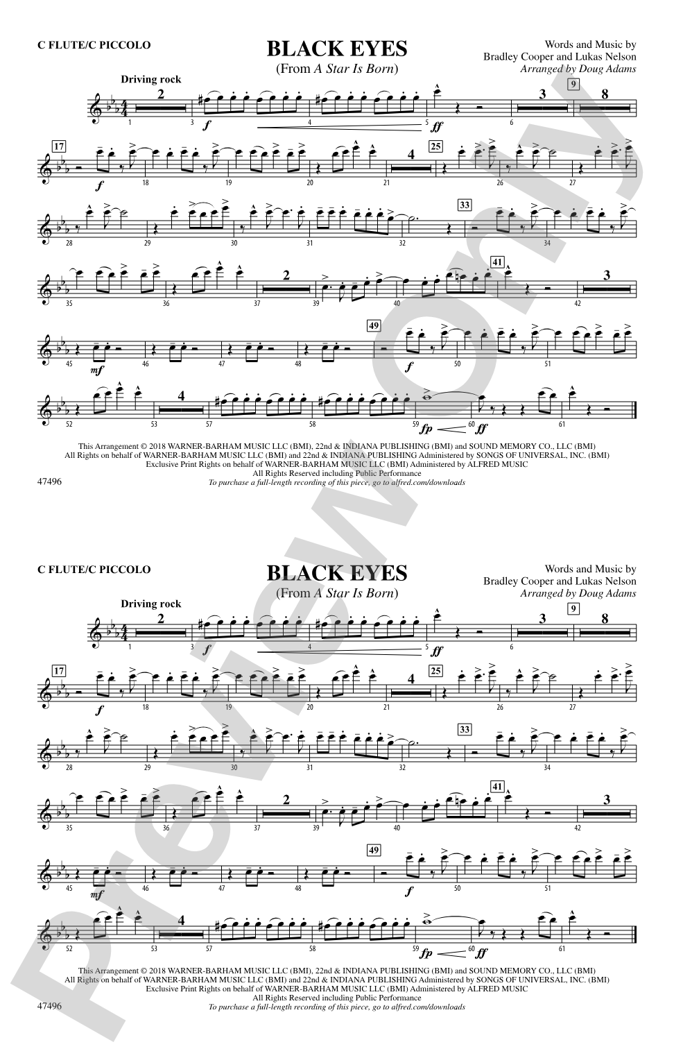 Black Eyes: Flute