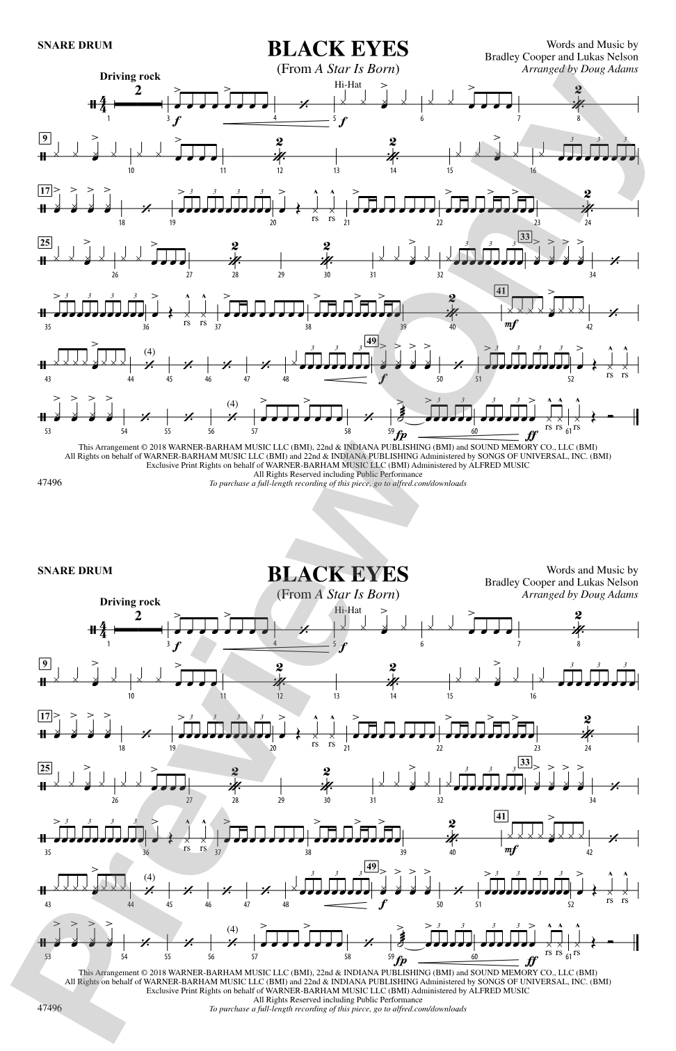 Black Eyes: Snare Drum