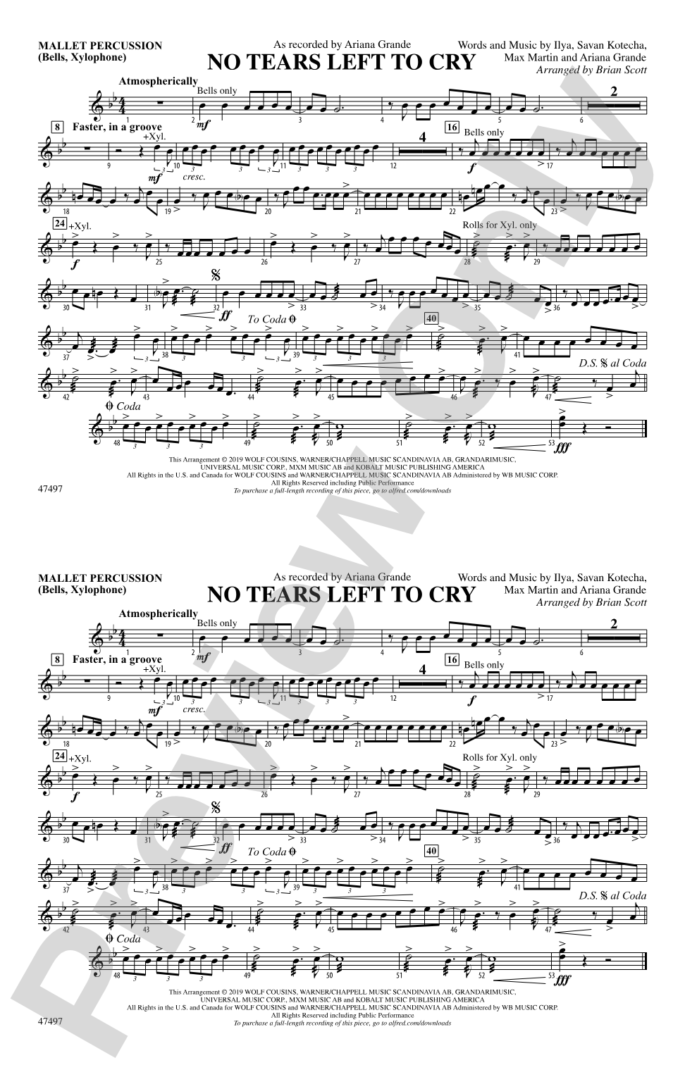 No Tears Left to Cry: Mallets