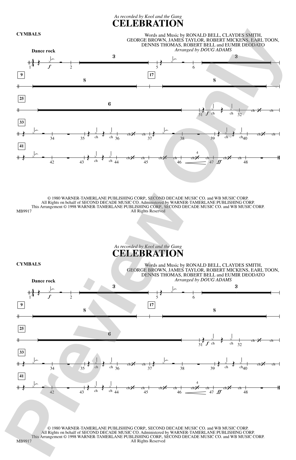 Celebration: Cymbals
