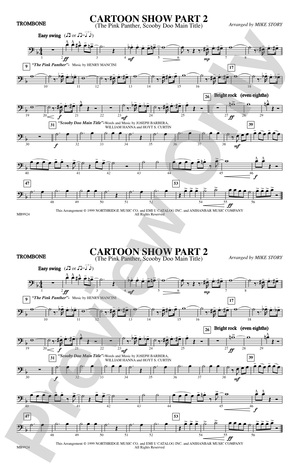 Cartoon Show, Part 2: 1st Trombone