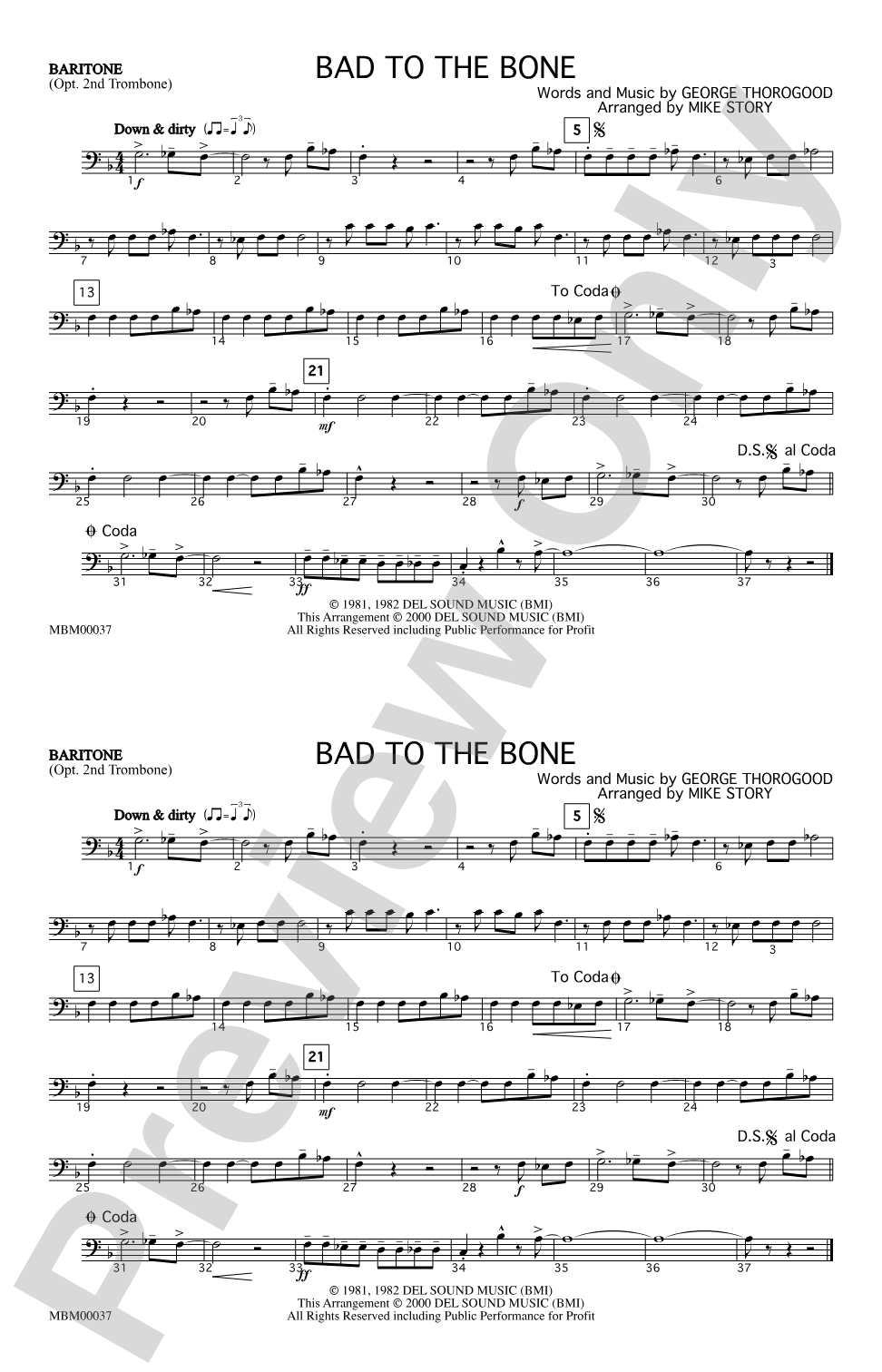 Bad to the Bone: Baritone B.C.