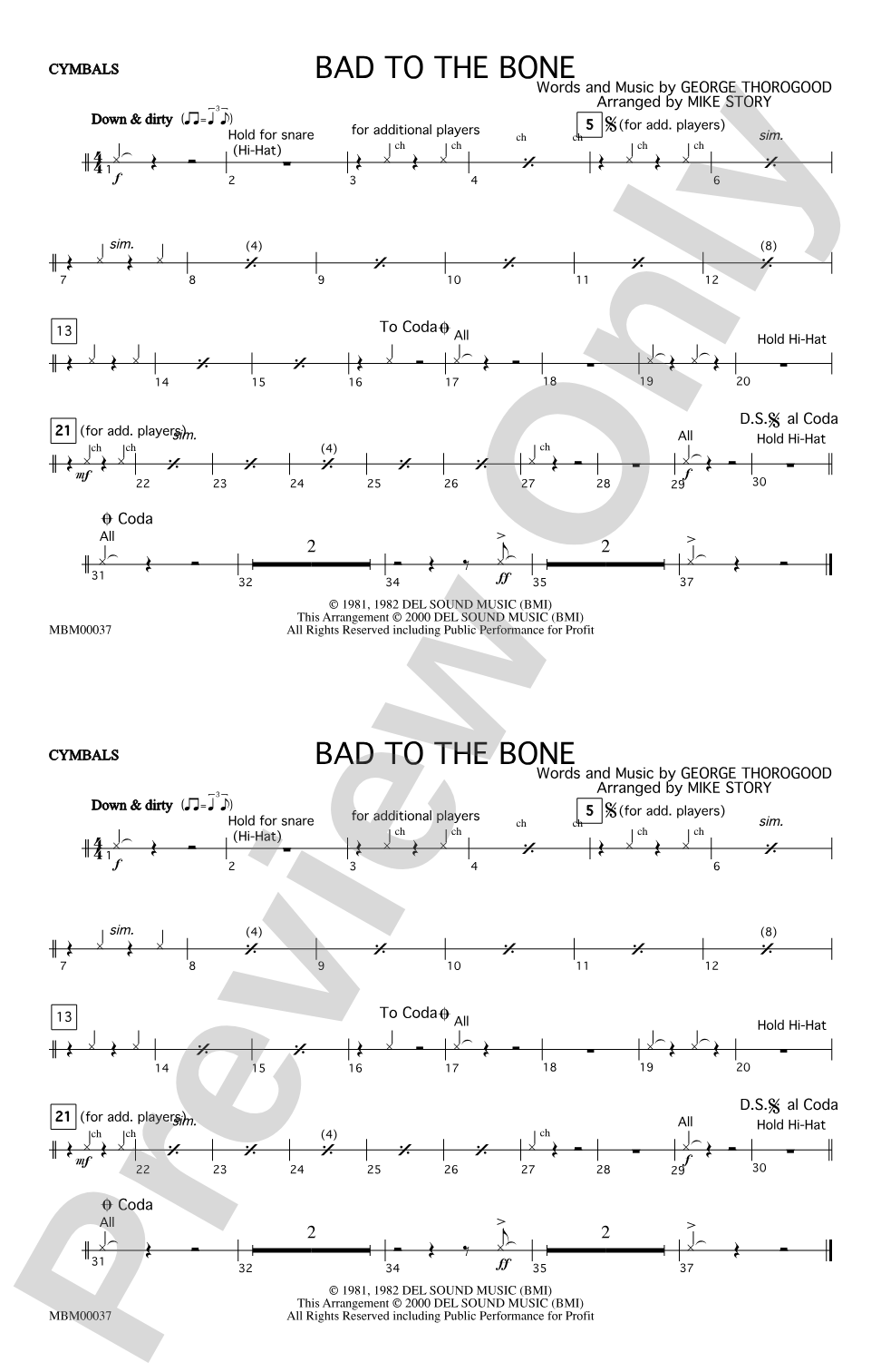 Bad to the Bone: Cymbals