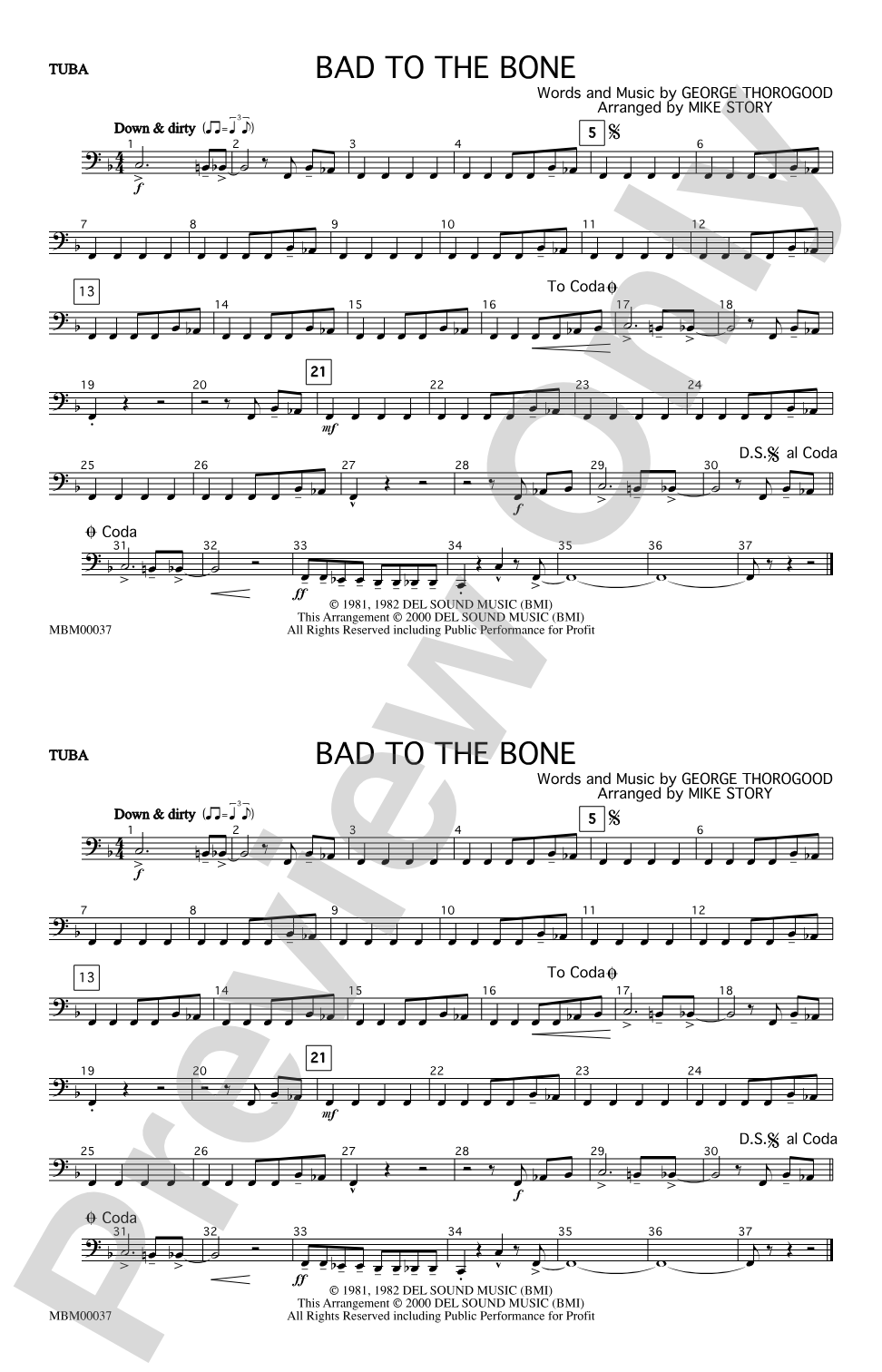 Bad to the Bone: Tuba