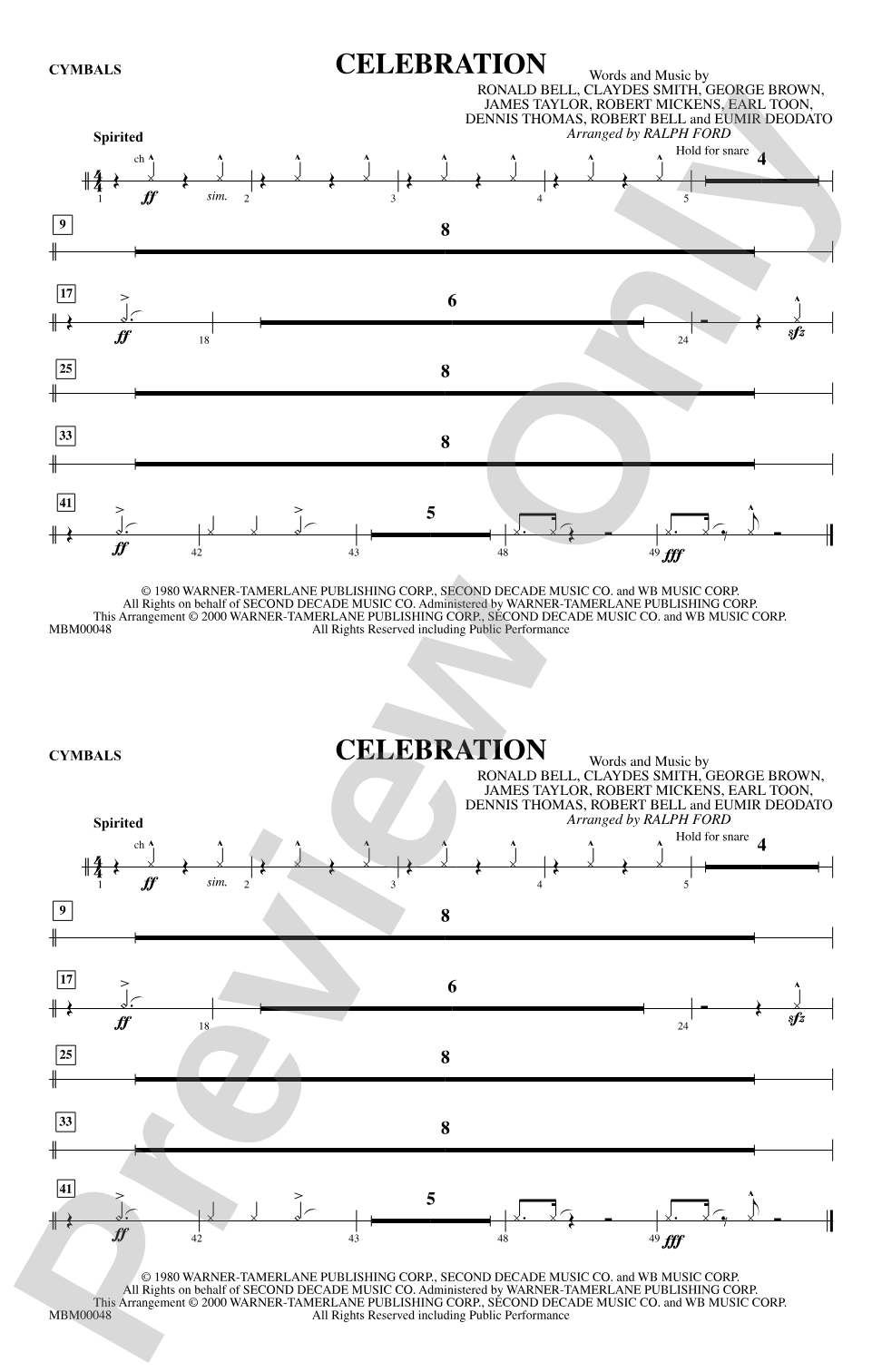 Celebration: Cymbals