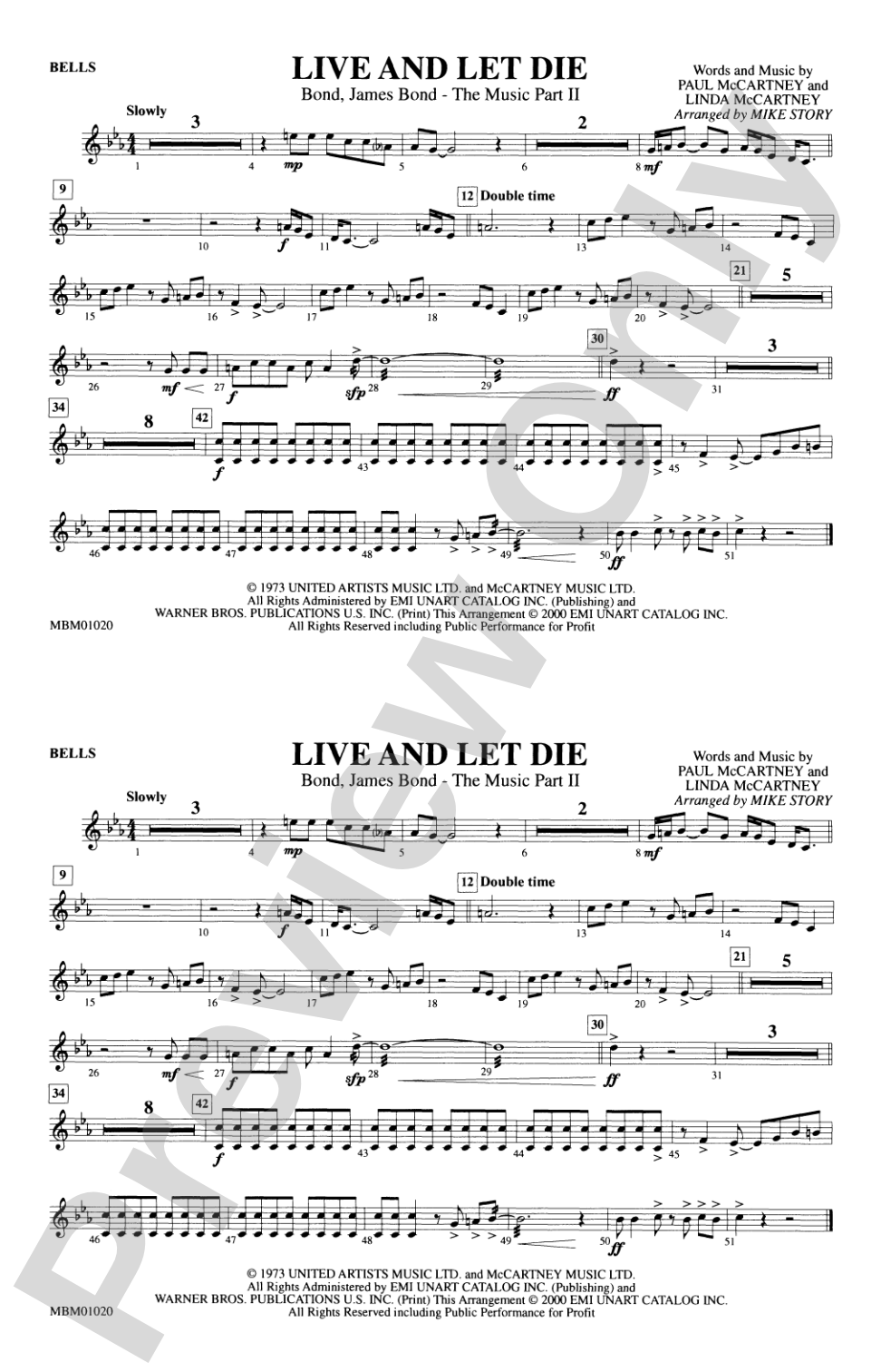 Live and Let Die: Bells