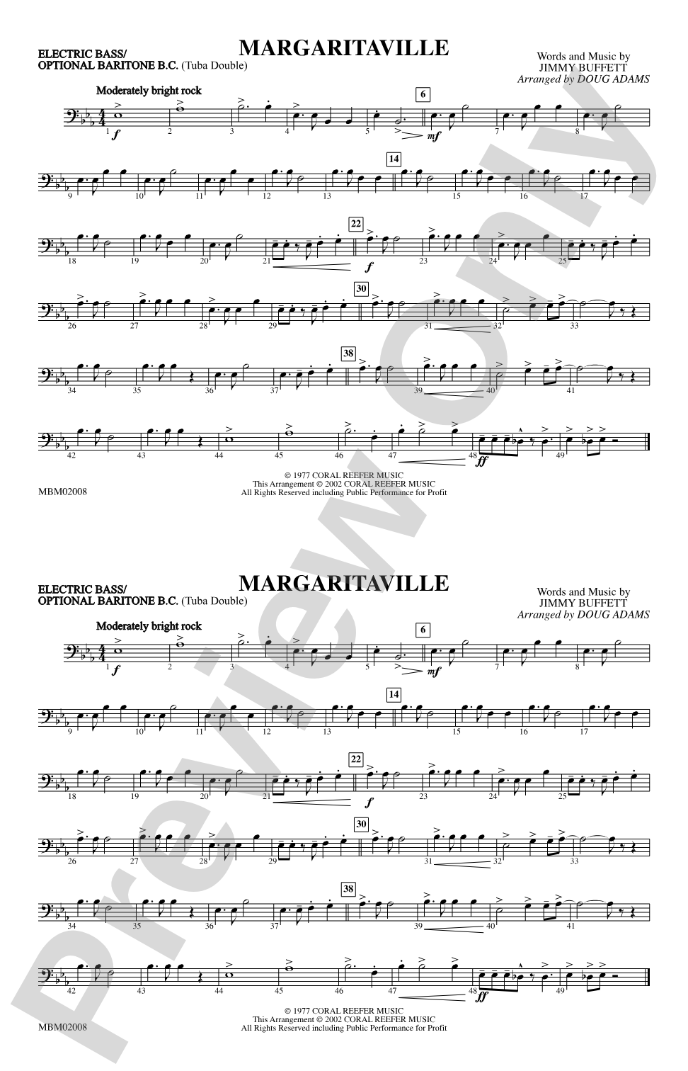 Margaritaville: Electric Bass