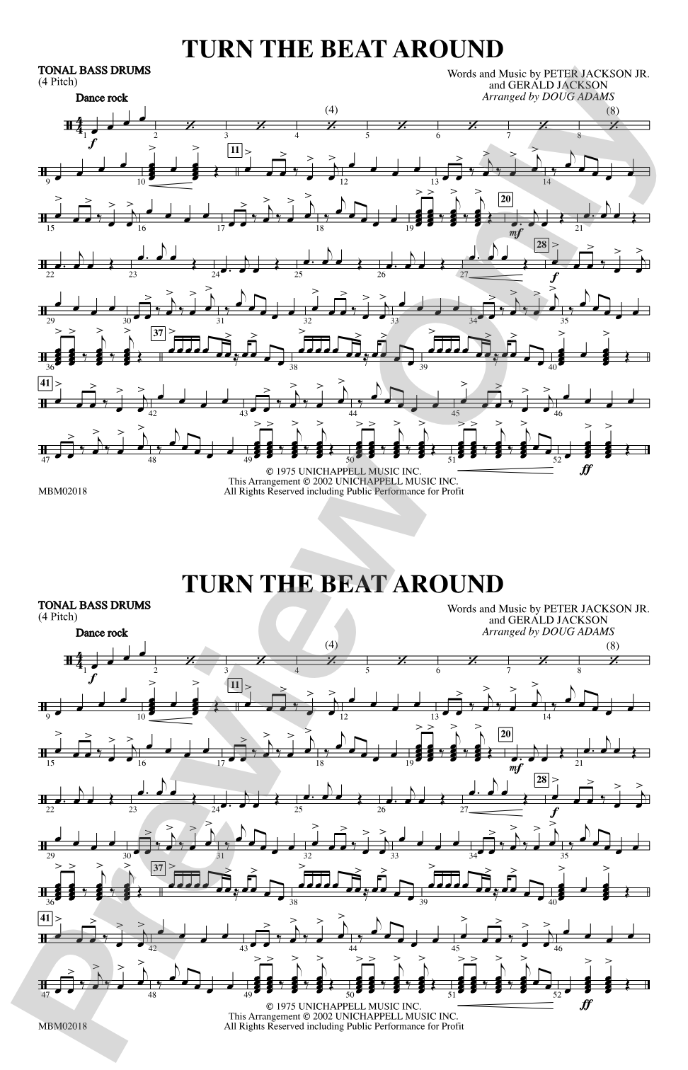 Turn the Beat Around: Tonal Bass Drum