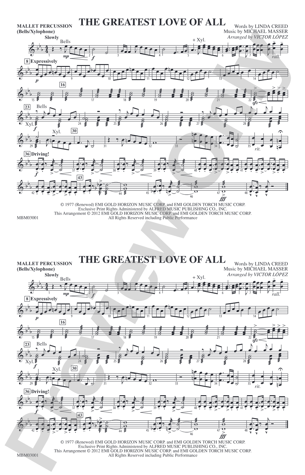 The Greatest Love of All: Mallets