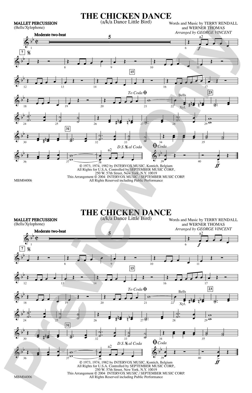 The Chicken Dance: Mallets