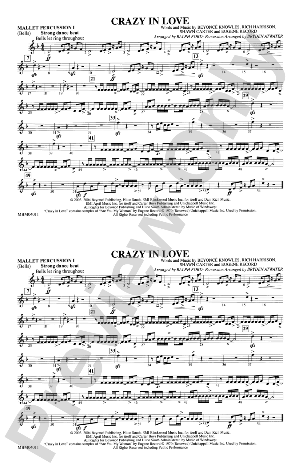 Crazy in Love: Mallets