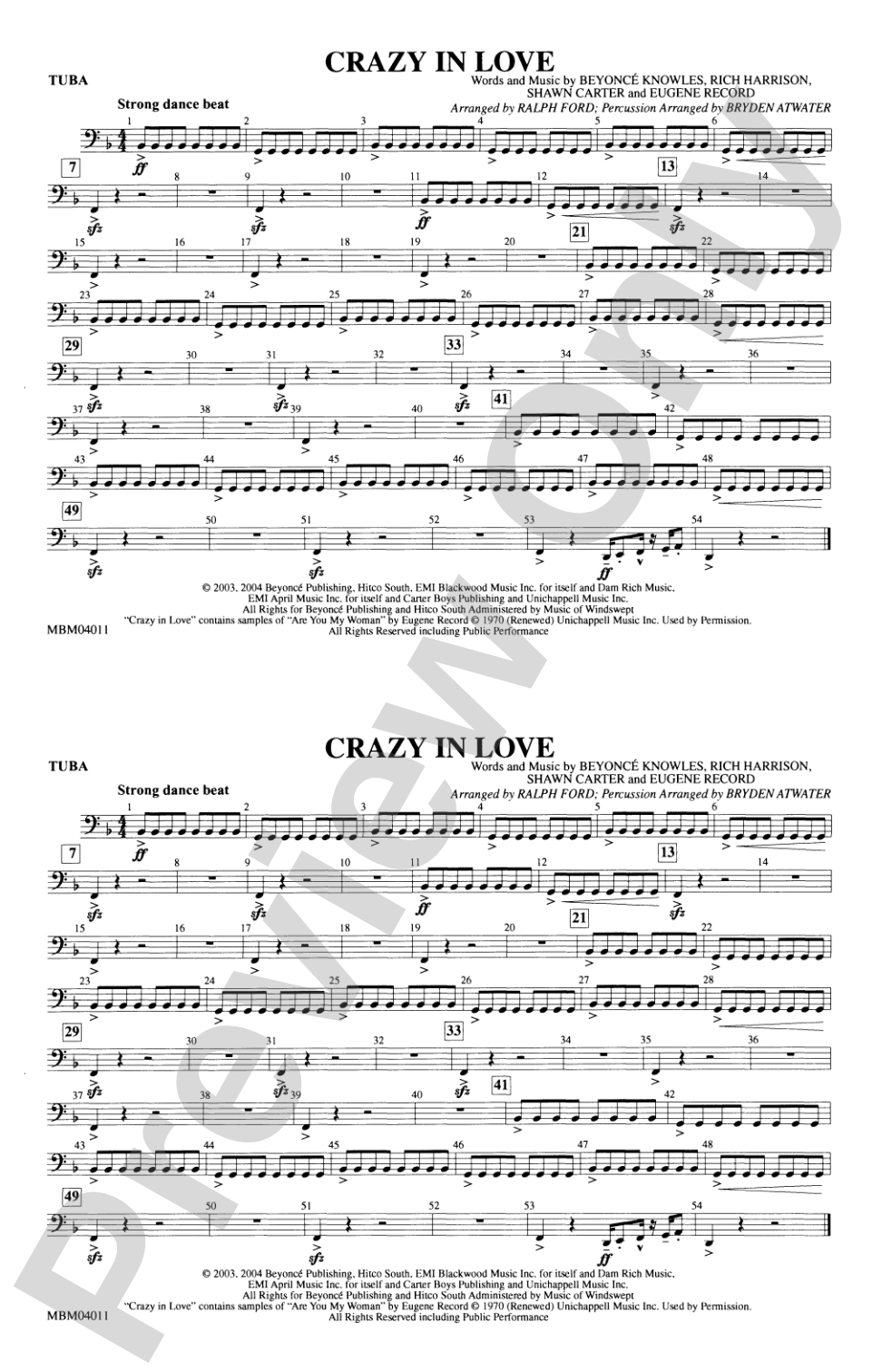Crazy in Love: Tuba