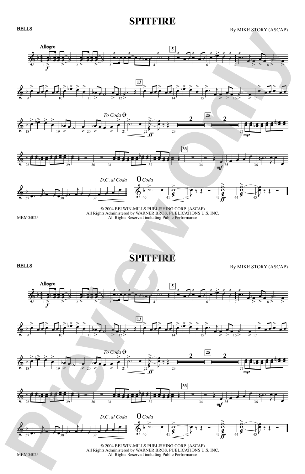 Spitfire: Bells