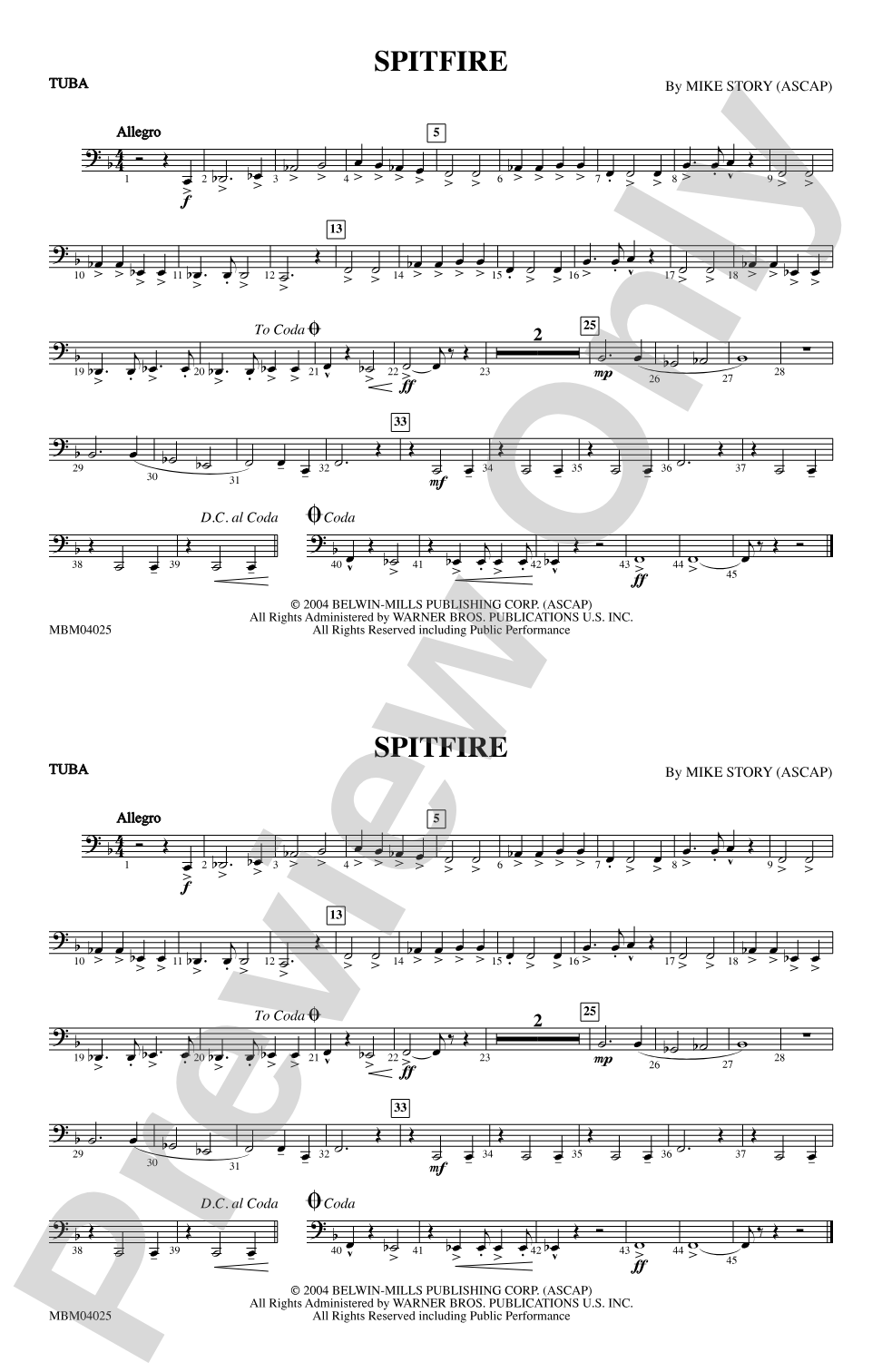 Spitfire: Tuba