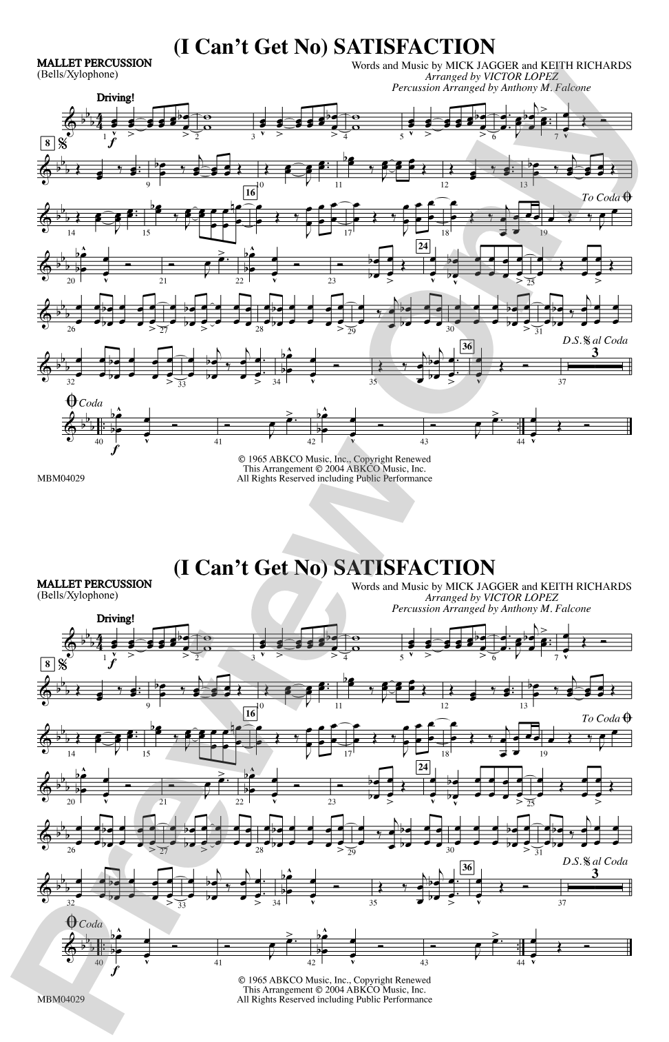 (I Can't Get No) Satisfaction: Mallets