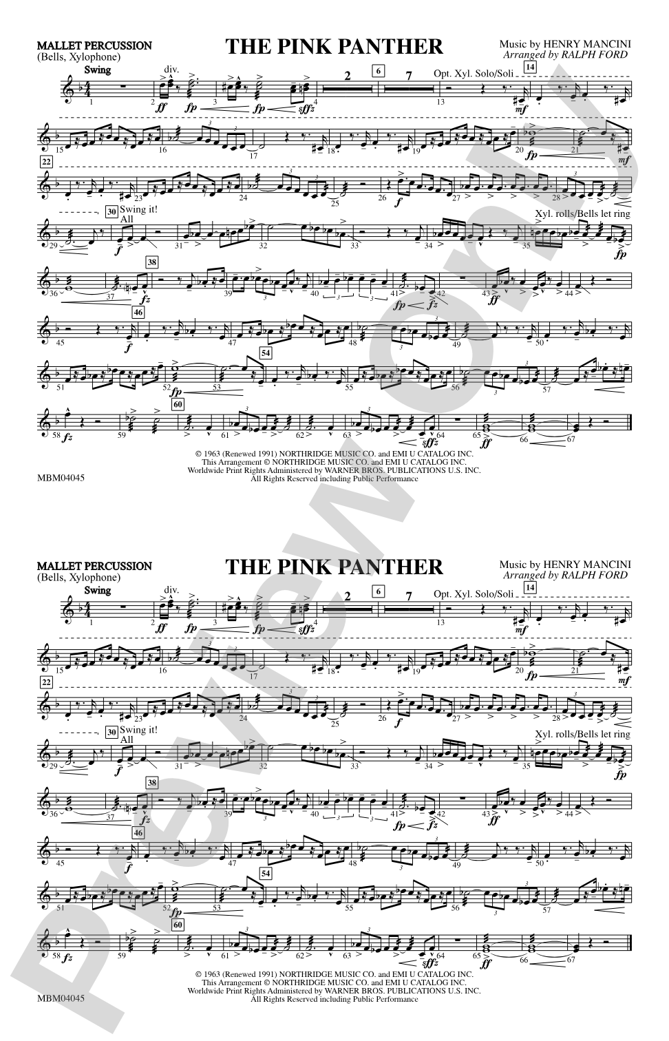 The Pink Panther: Mallets