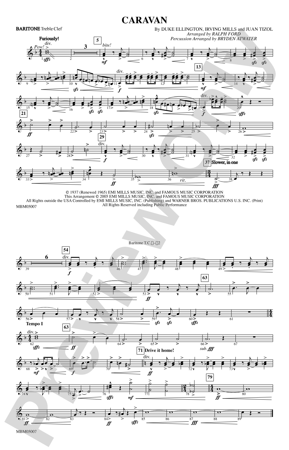 Caravan: Baritone T.C.
