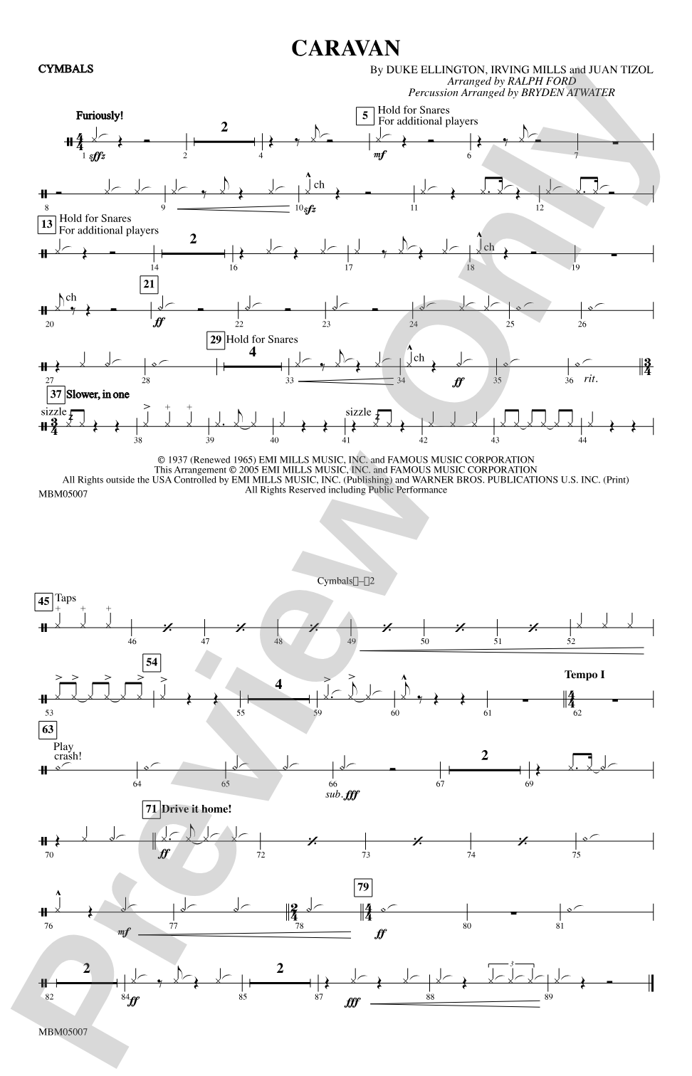 Caravan: Cymbals