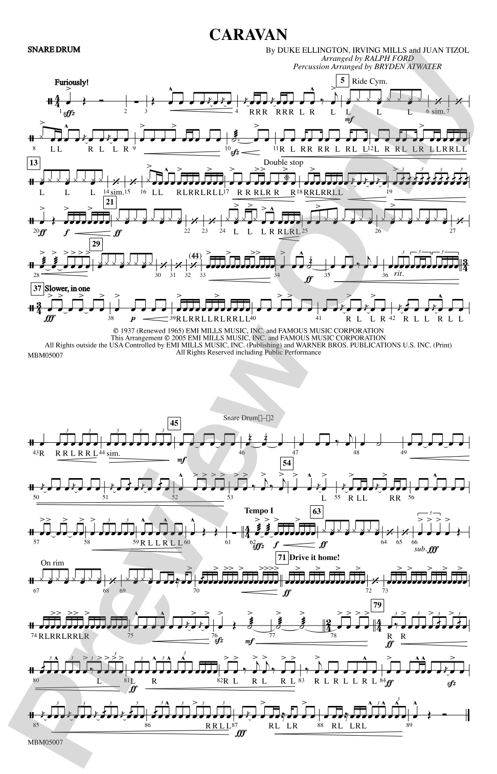 Caravan: Snare Drum