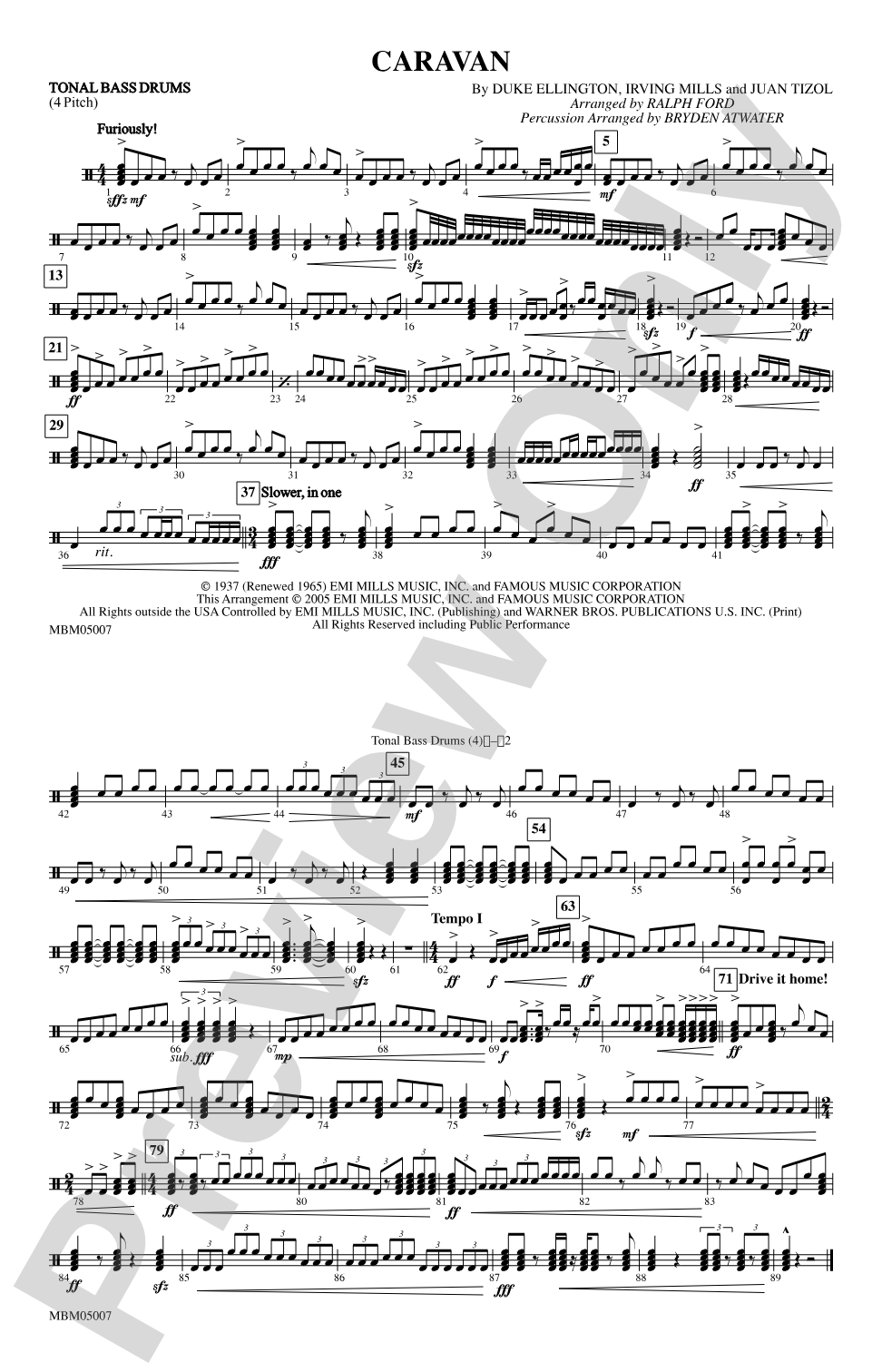 Caravan: Tonal Bass Drum