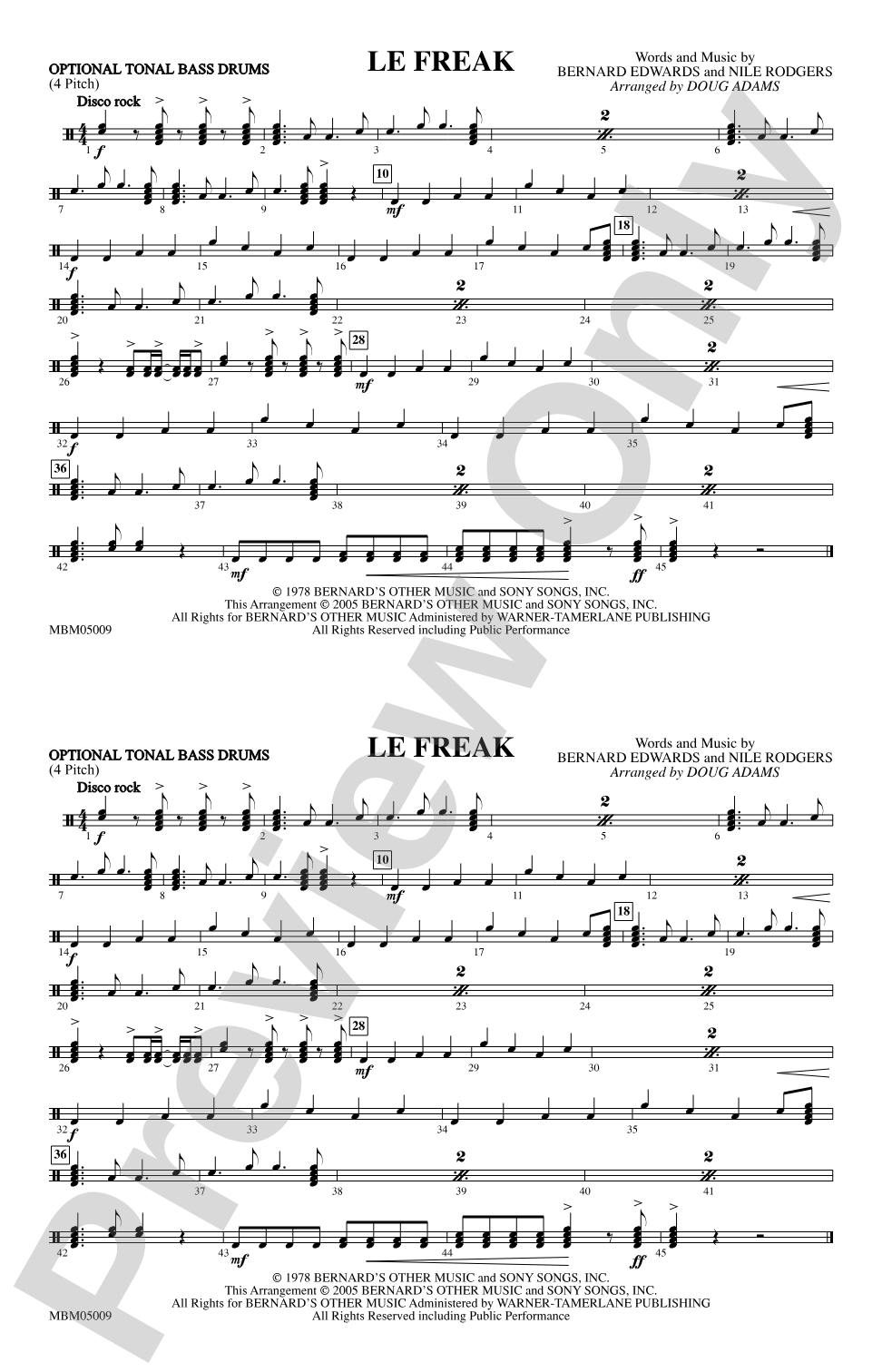 Le Freak: Tonal Bass Drum