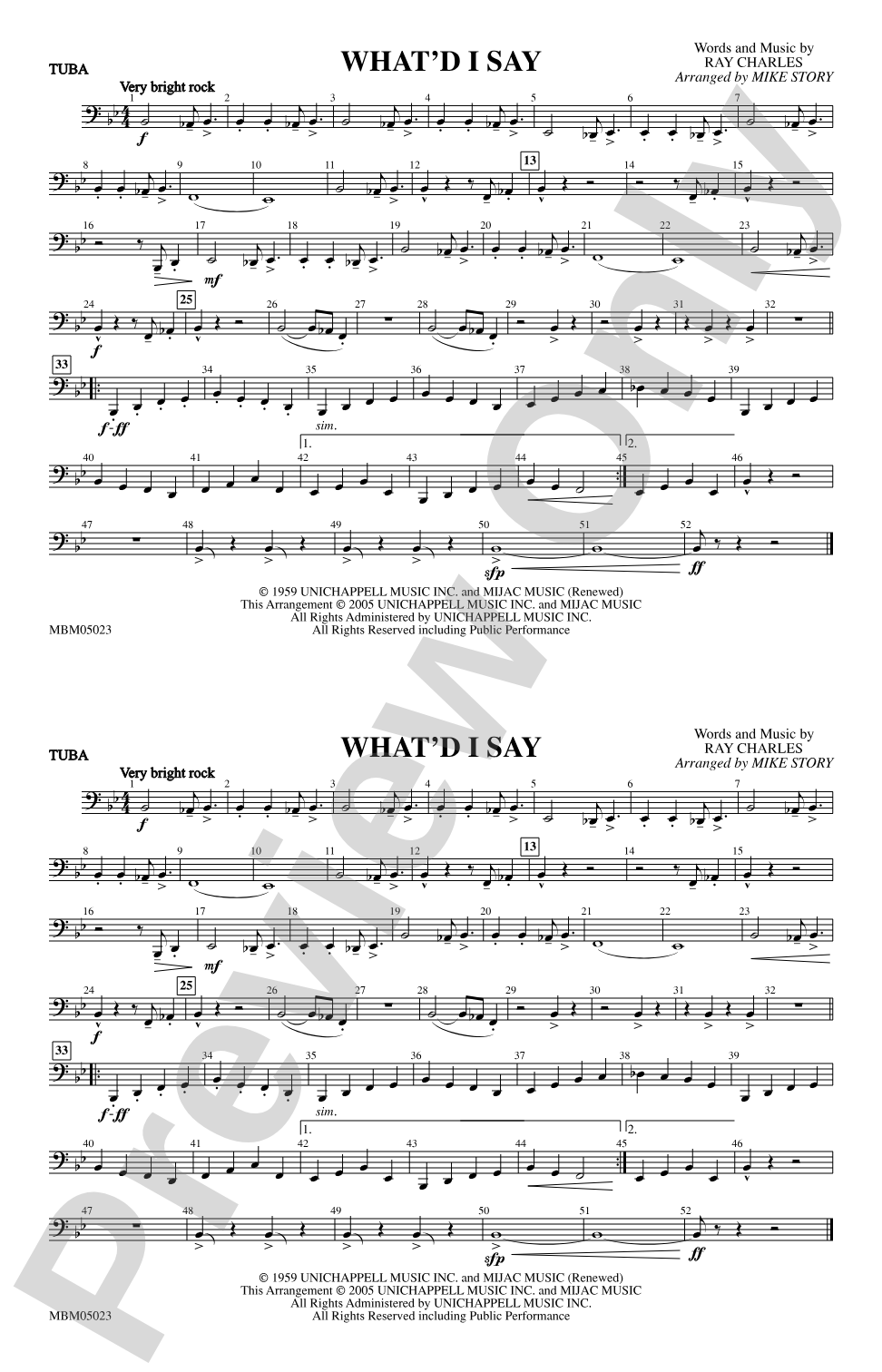 What'd I Say: Tuba