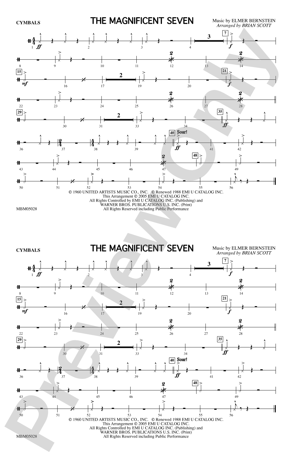 The Magnificent Seven: Cymbals