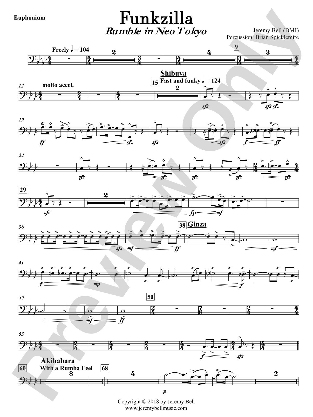 Funkzilla: Rumble in Neo Tokyo: Euphonium