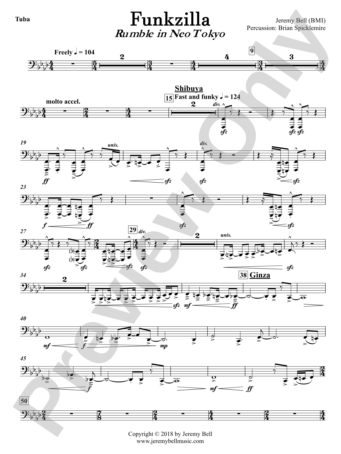 Funkzilla: Rumble in Neo Tokyo: Tuba
