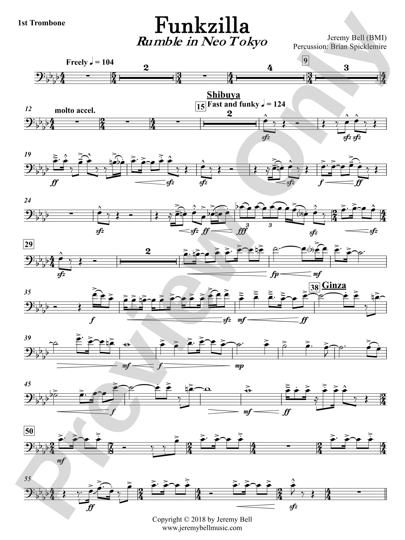 Funkzilla: Rumble in Neo Tokyo: 1st Trombone