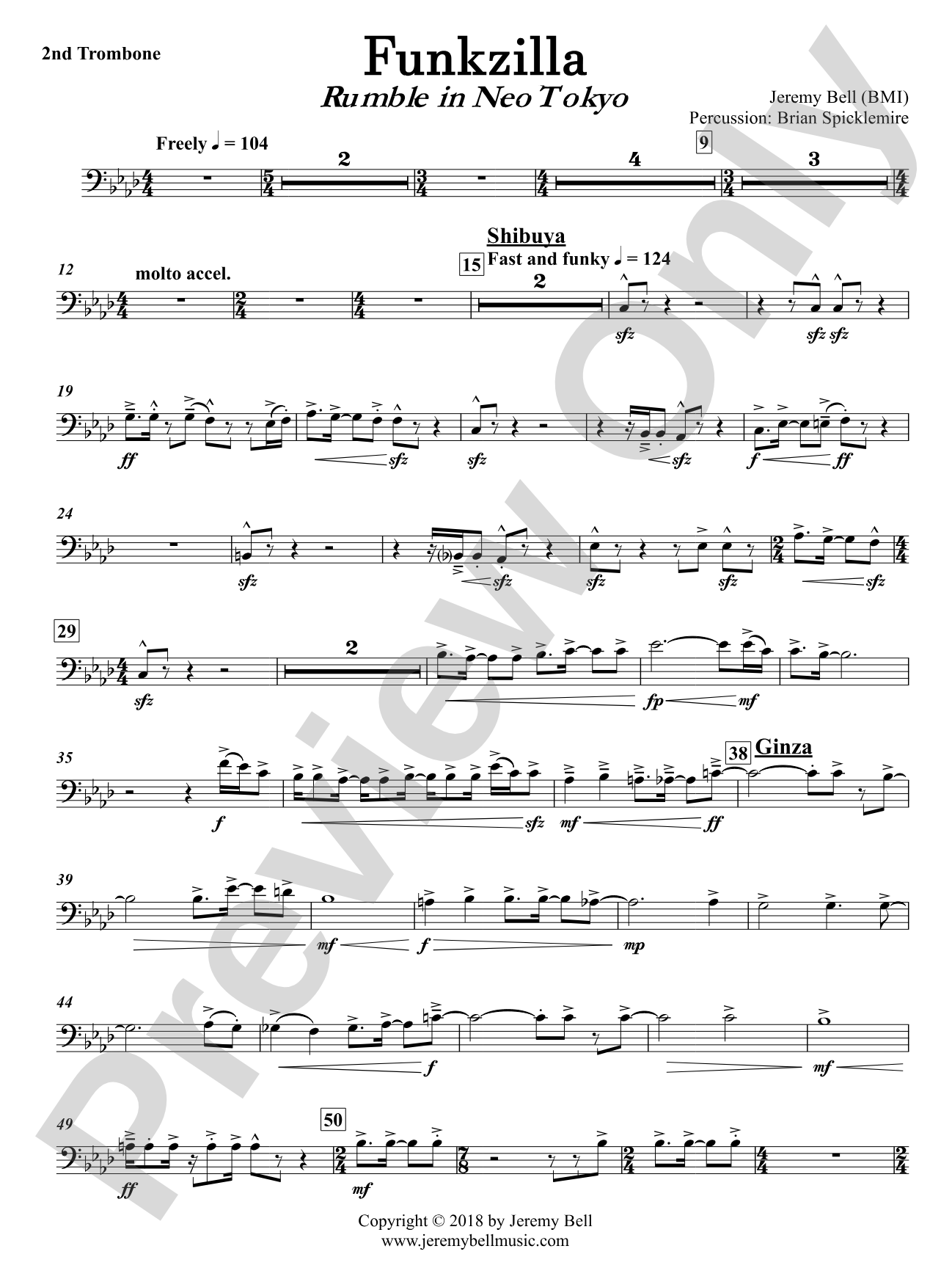 Funkzilla: Rumble in Neo Tokyo: 2nd Trombone