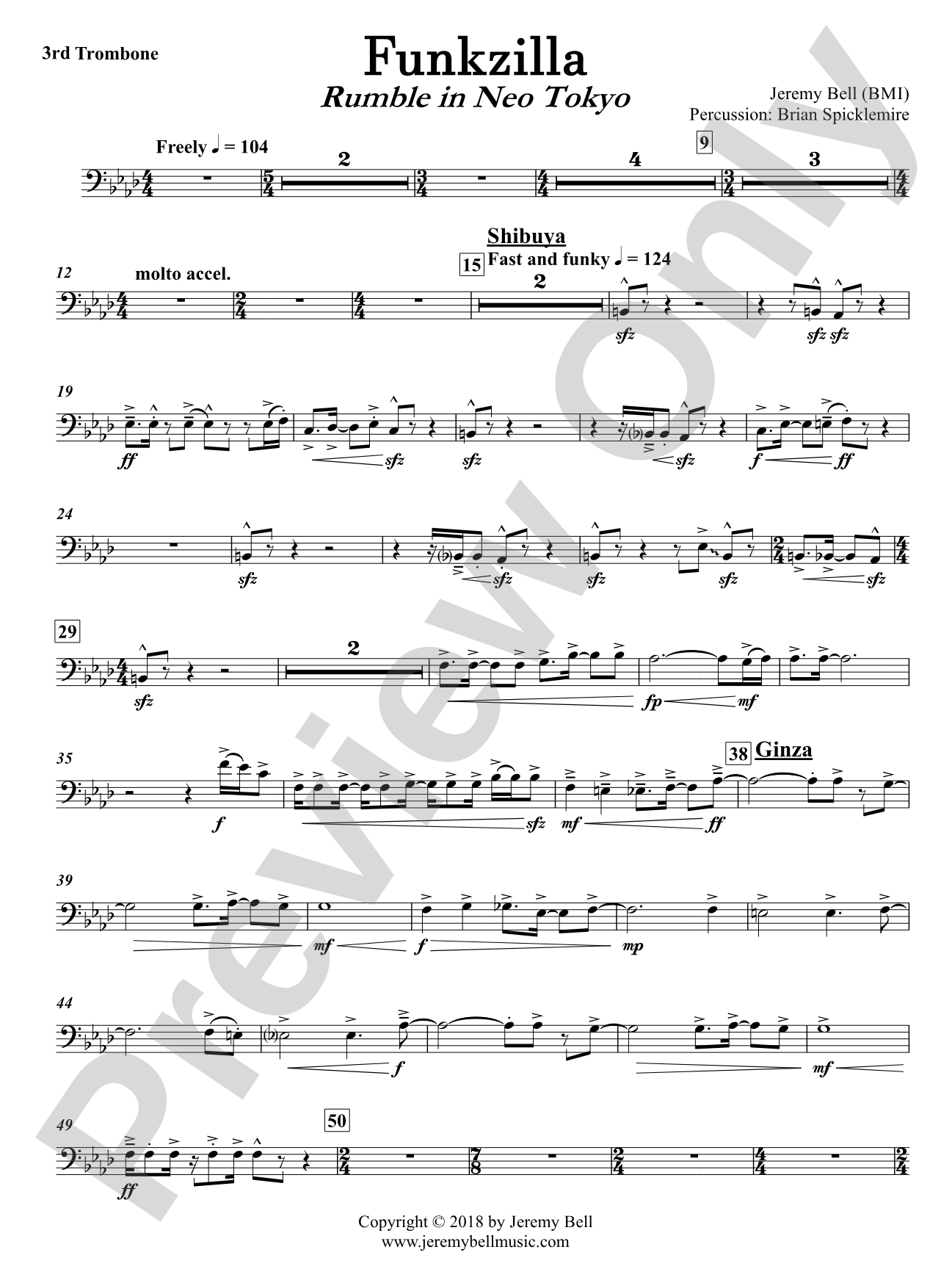 Funkzilla: Rumble in Neo Tokyo: 3rd Trombone