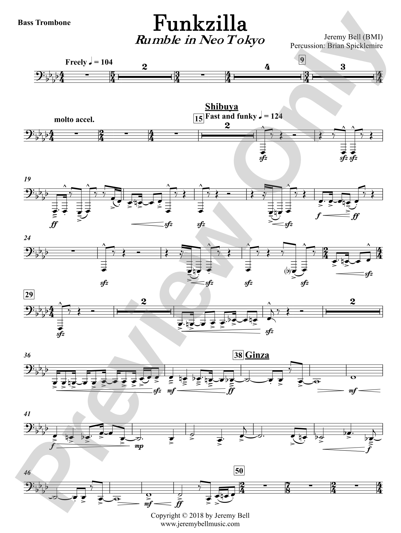 Funkzilla: Rumble in Neo Tokyo: Bass Trombone