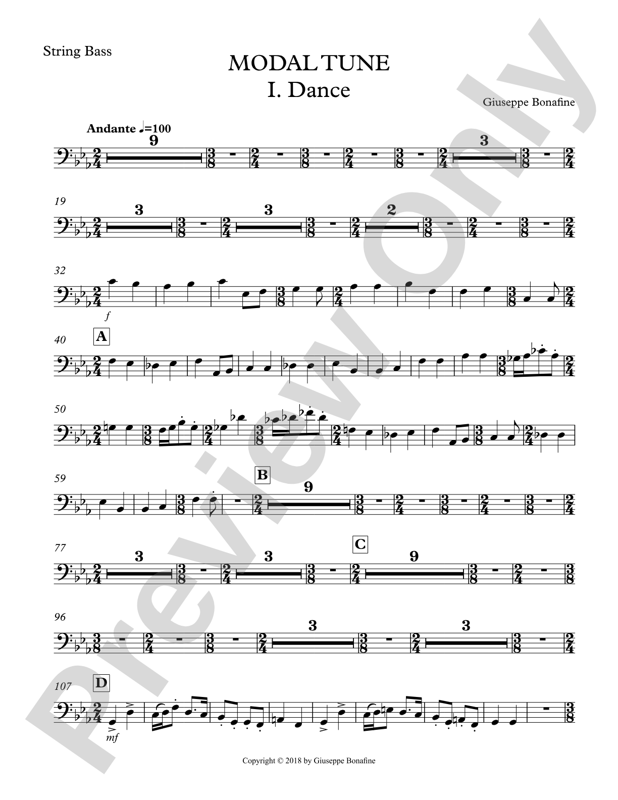 Modal Tune: String Bass