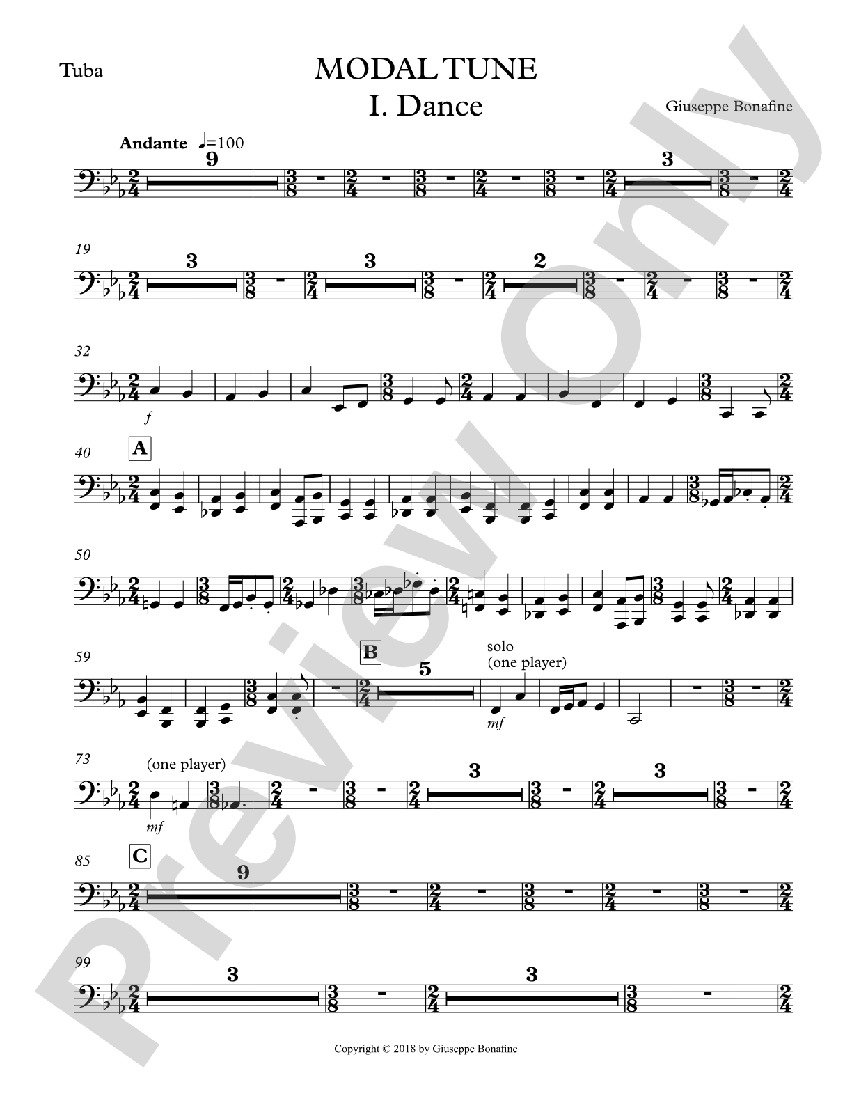 Modal Tune: Tuba