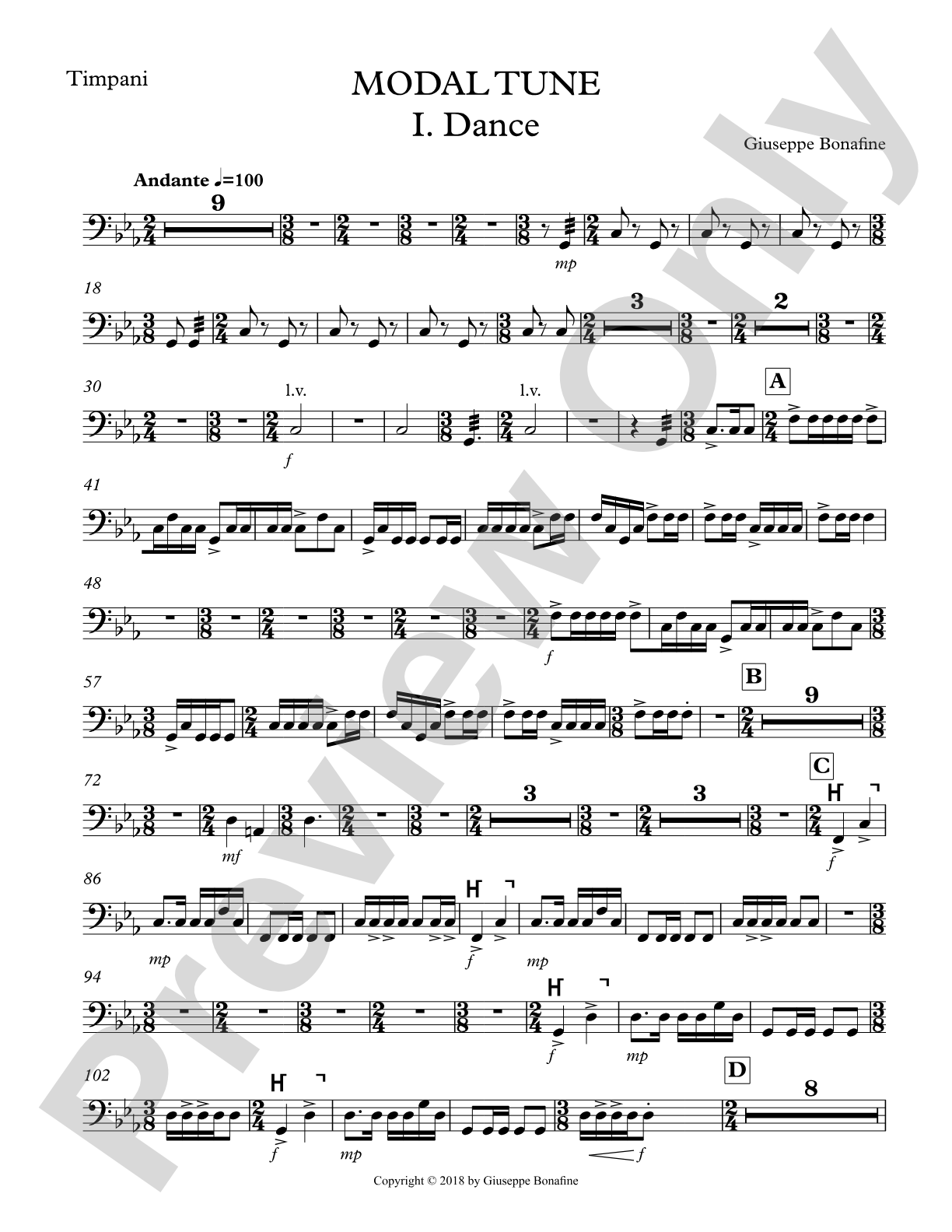 Modal Tune: Timpani