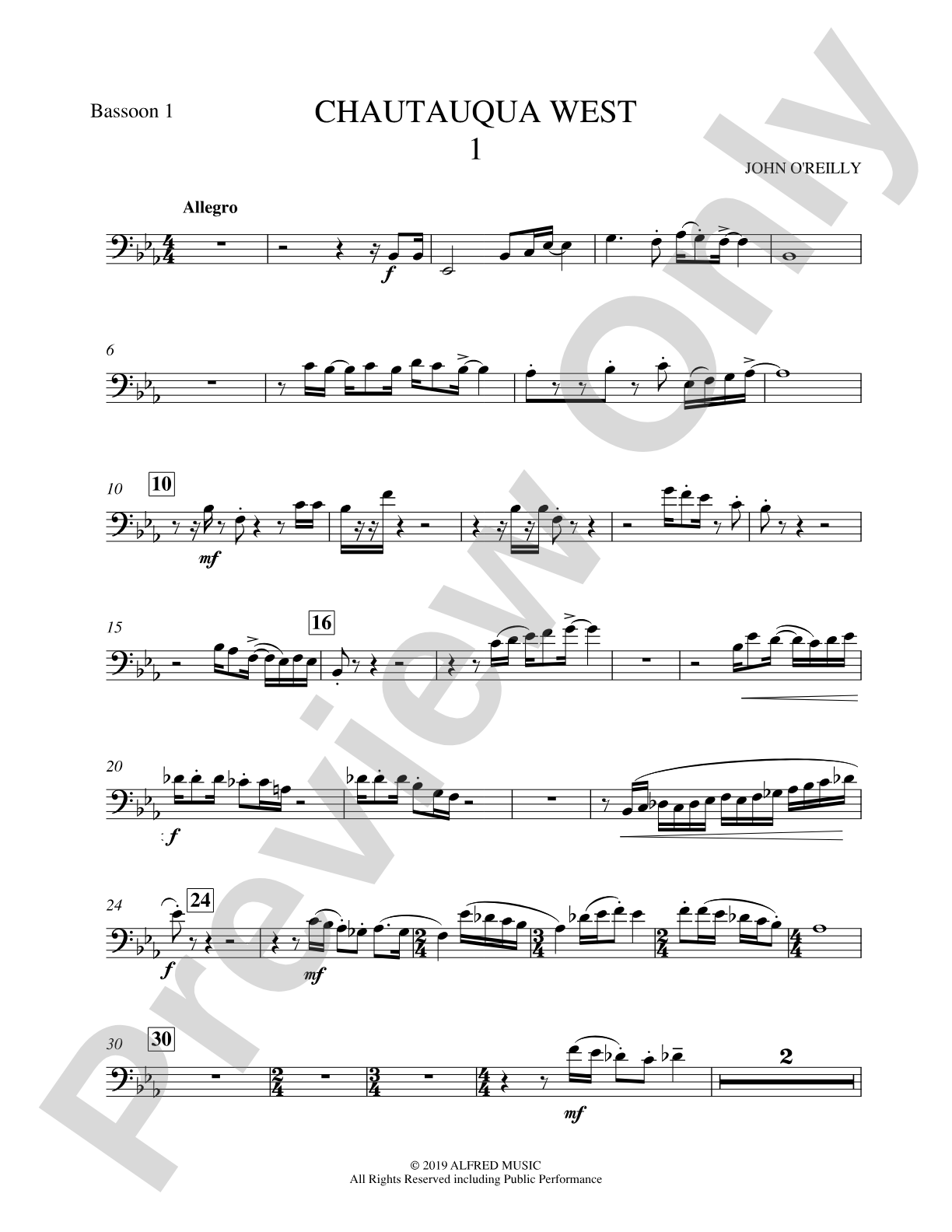 Chautauqua West: 1st Bassoon