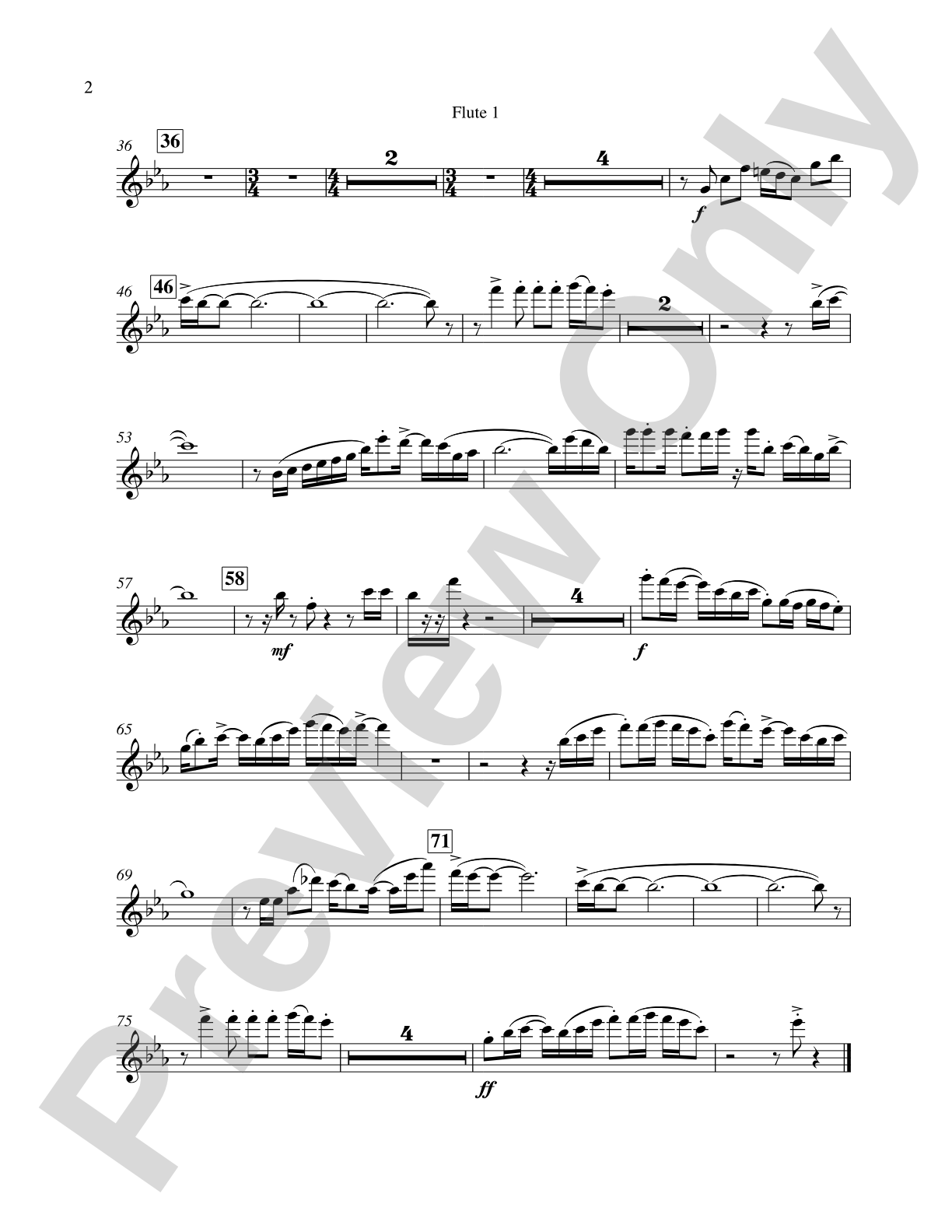 Chautauqua West: 1st Flute