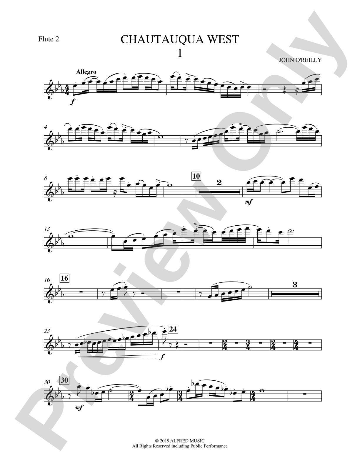 Chautauqua West: 2nd Flute