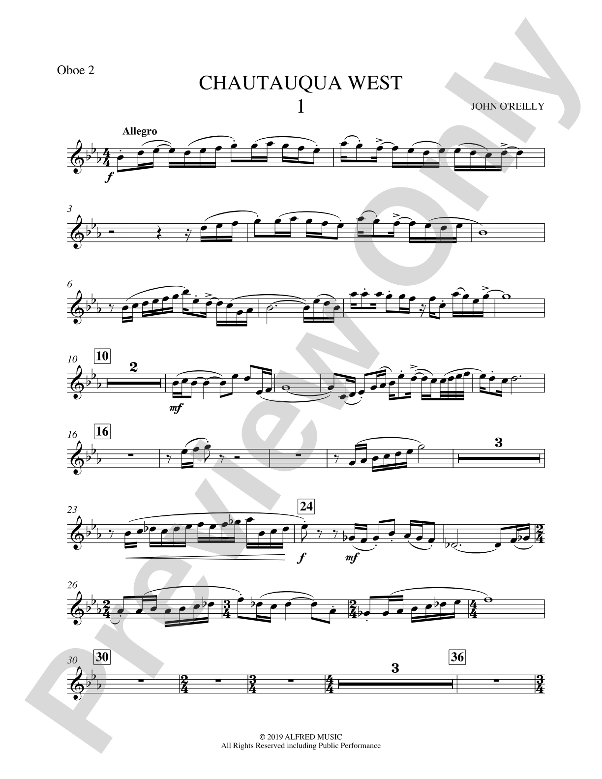 Chautauqua West: 2nd Oboe